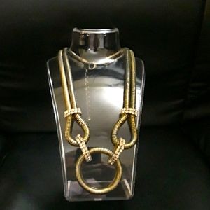 Vintage Collection 20 " Gold Necklace with Rhinestone Accents